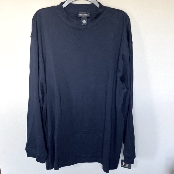 Bowen & Wright Navy Long Sleeve Shirt - Picture 1 of 3